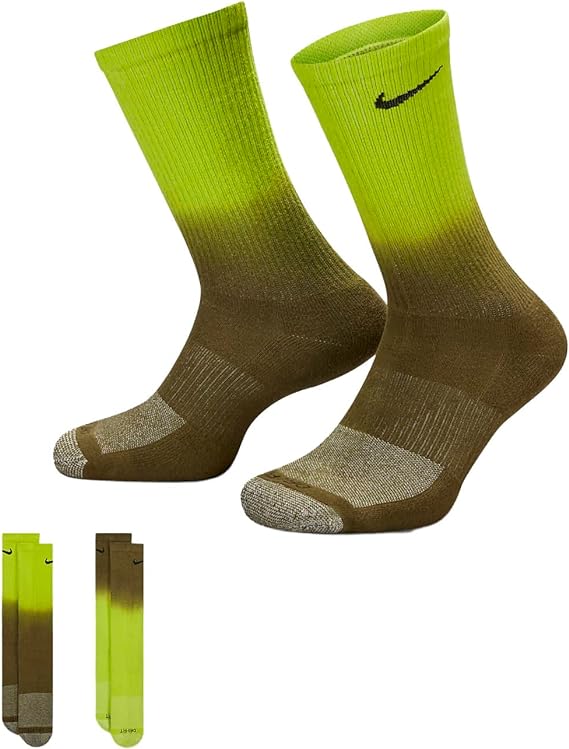 Nike Everyday Plus Tie Dye Cushioned Crew Socks (2 Pairs)