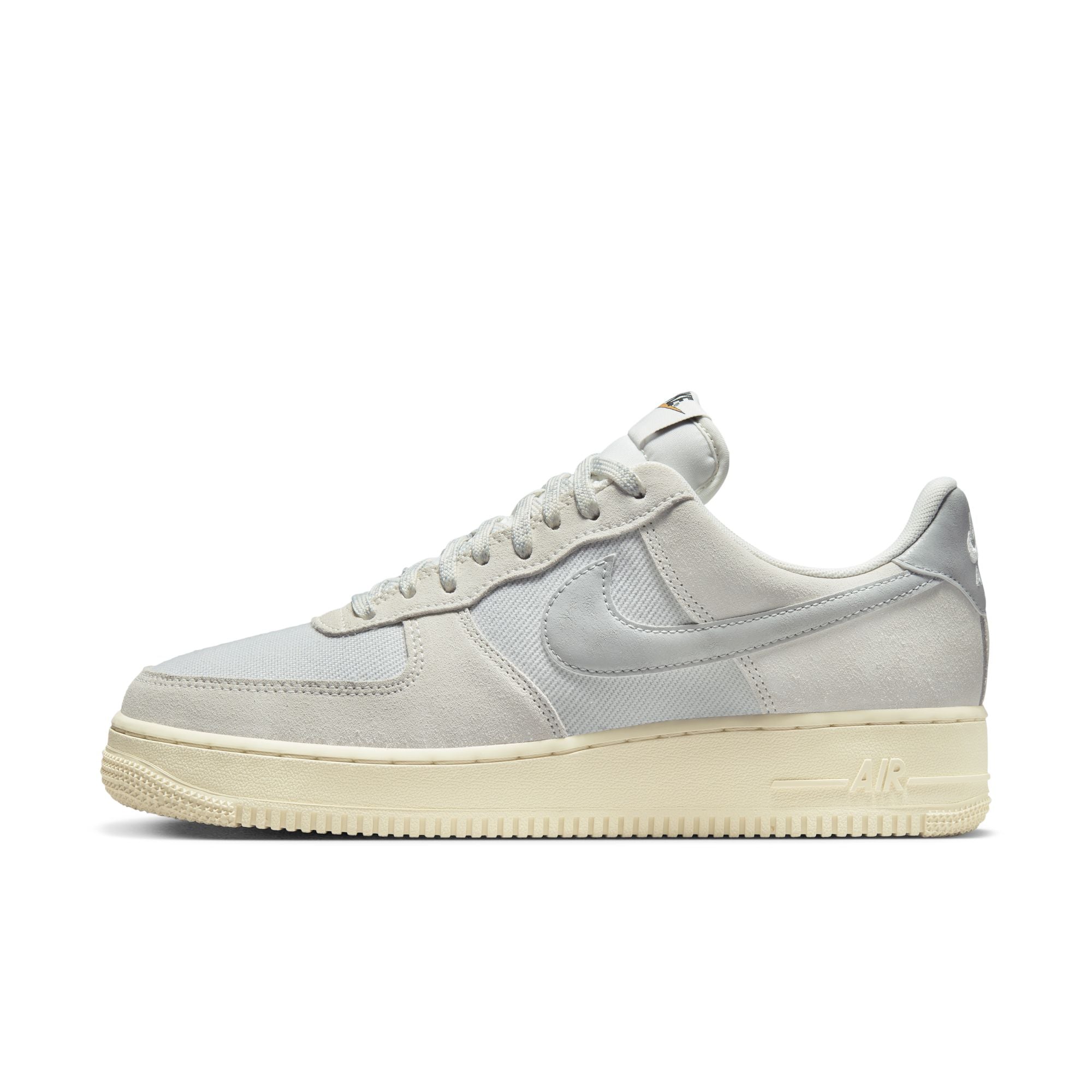 White & grey air cheap force 1 07 lv8 trainers