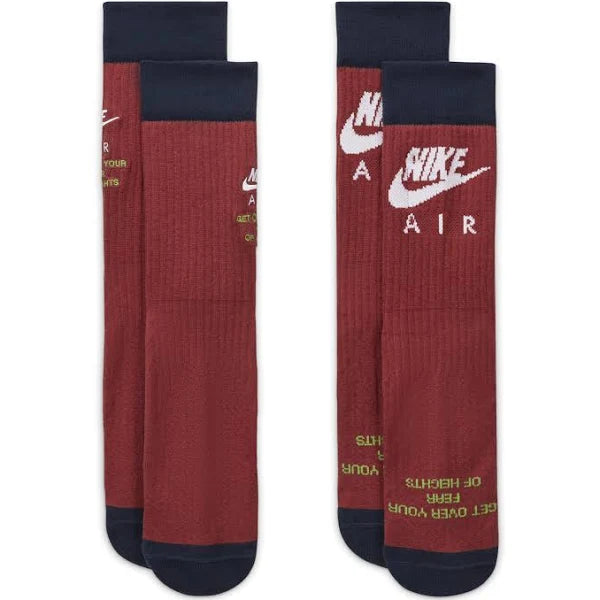 NIKE SNKR SOX CREW SOCKS (2 Pairs)