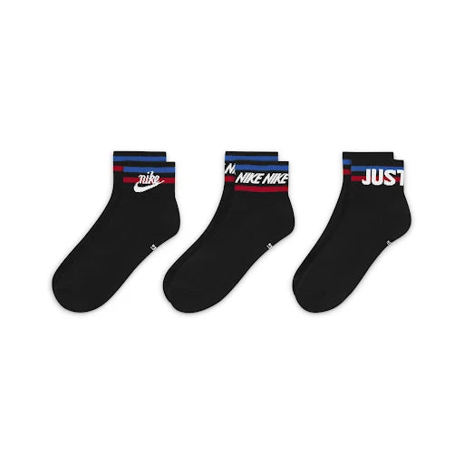 NIKE ESSENTIAL ANKLE SOCKS (3 PAIRS)