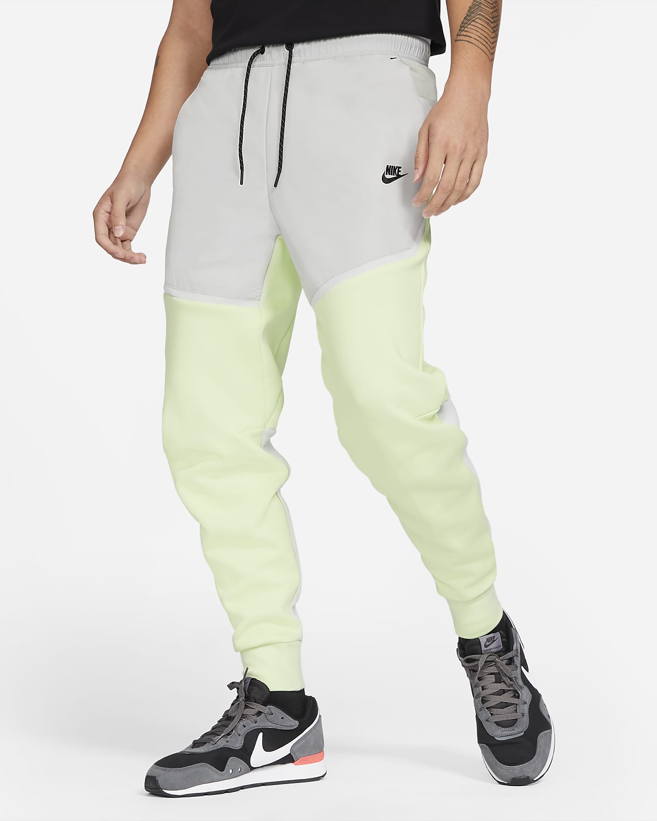 Nike Tech Fleece Set Lime/Grey